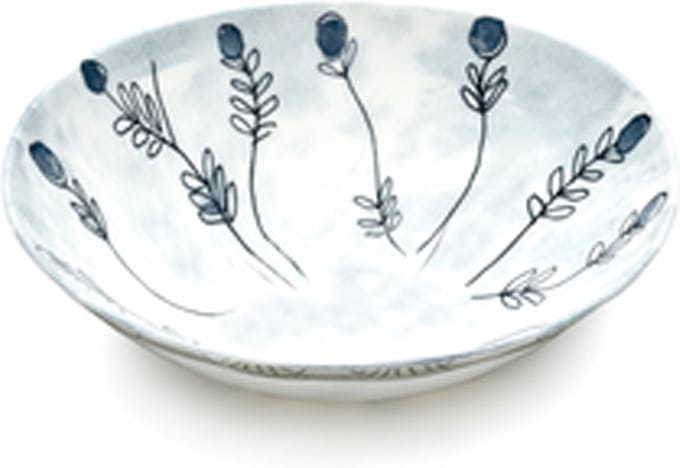 MARNI Midnightflowers - Lage kom M Mirtillo Tea 18 cm - 2 stuks