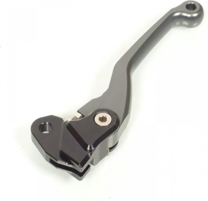 Paire de levier articulés coloris titane pour moto Kawasaki 65 KX 2000 à 2018