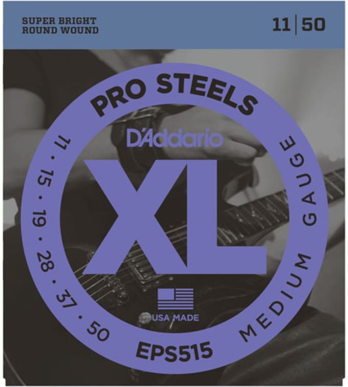 D'Addario EPS515 ProSteels Elektrische Gitaarsnaren (11-50) Medium