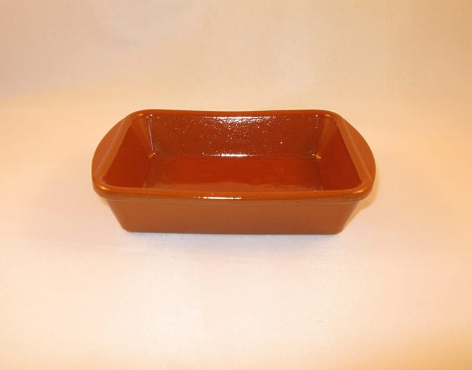 Concorde tapas ovenschaal - terracotta - rechthoekig - 4 liter - 32 x 23 x 5 cm