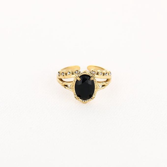 Bijoutheek Ring (Sieraad) Vintage Black