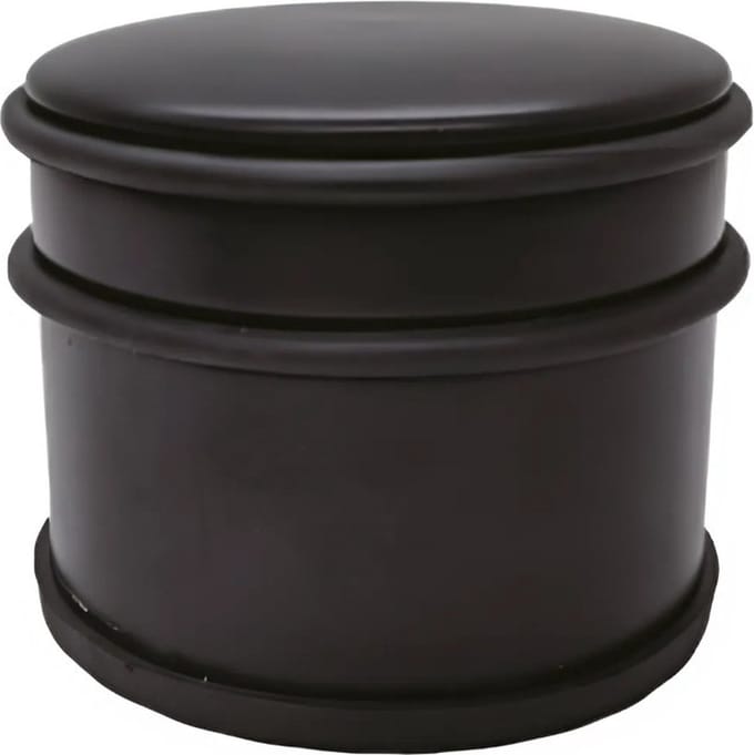 Benson Deurstopper - zwart-mat - D9 cm - 1,1 kg