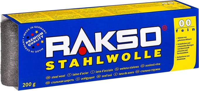 RAKSO Staalwol 00 - 200 gram