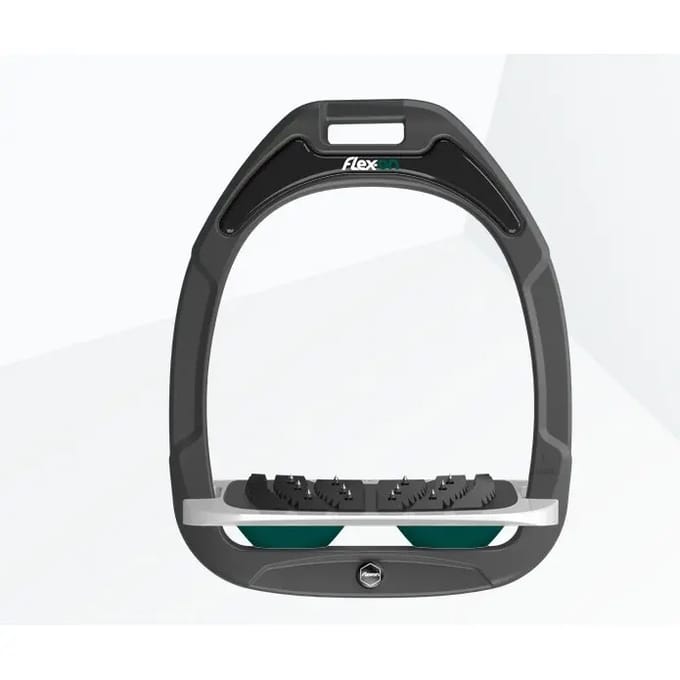 Inclinatie Ultragreep Harnachement Antraciet/Grijs/Groen Flex-On Green Composite