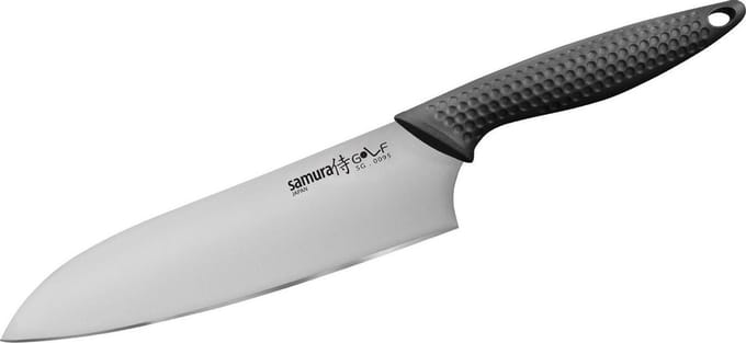 Samura Golf santokumes 18,5cm - Golfbal structuur - AUS-8 staal