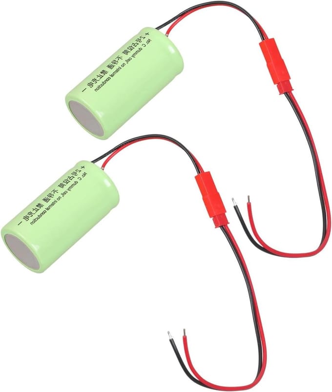 Dummy Batterij C - Batterij Eliminator - Apparaten Voeden - Niet-geleidend - 48 mm lengte - Groen