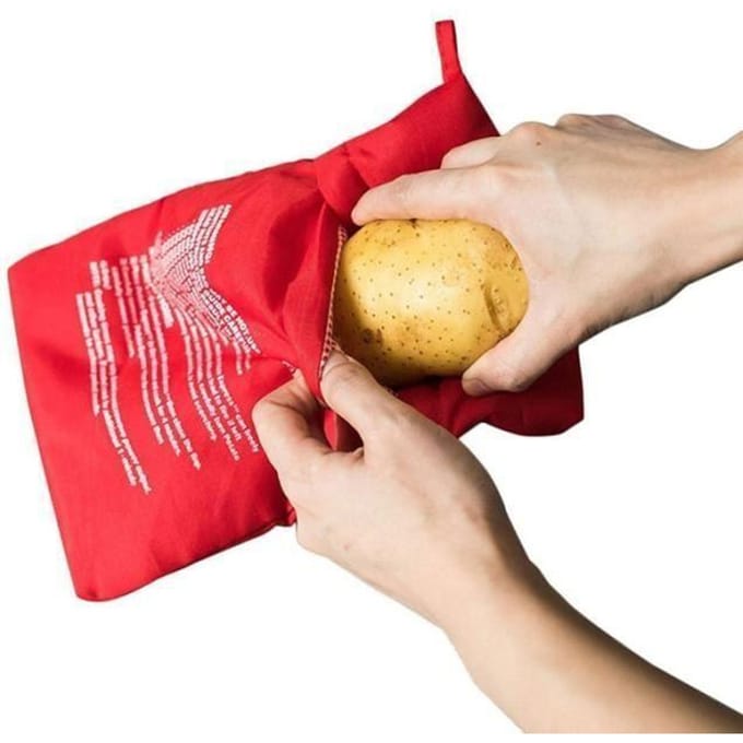 Papieren en bakvellen, Herbruikbare aardappelzak voor magnetron, Kookpan, Zakoven voor rijst