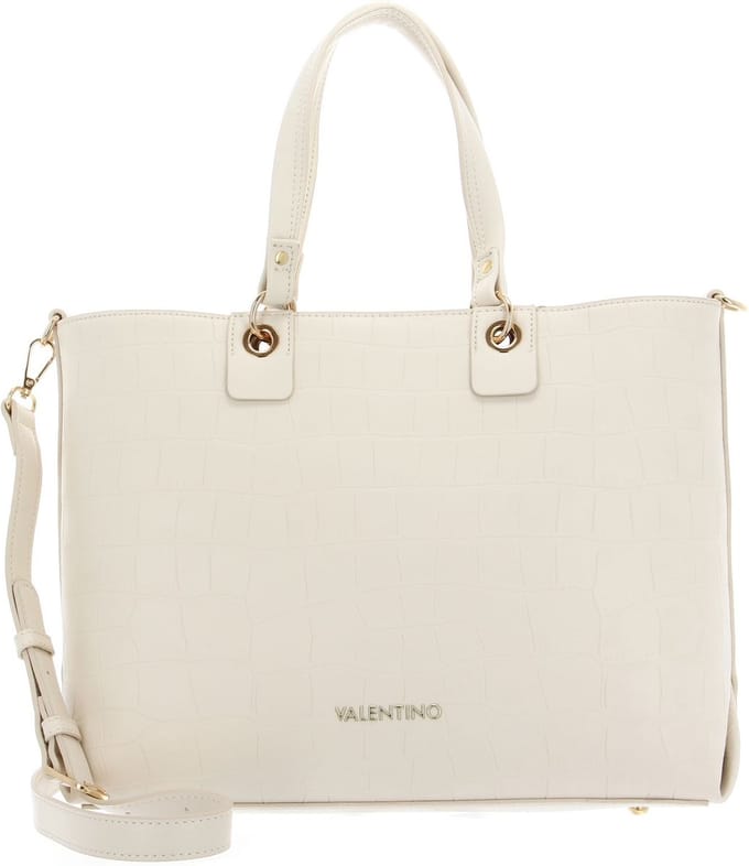 VALENTINO Shopper Schoudertas Sky Shopping Bag Cream White Crème