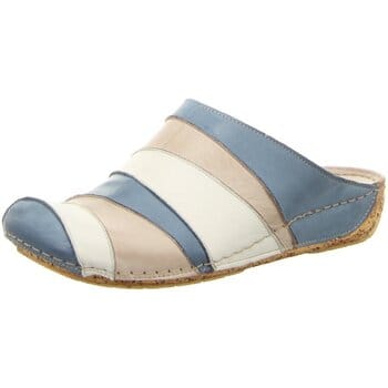 Rieker -Dames - blauw licht - slippers & muiltjes - maat 38
