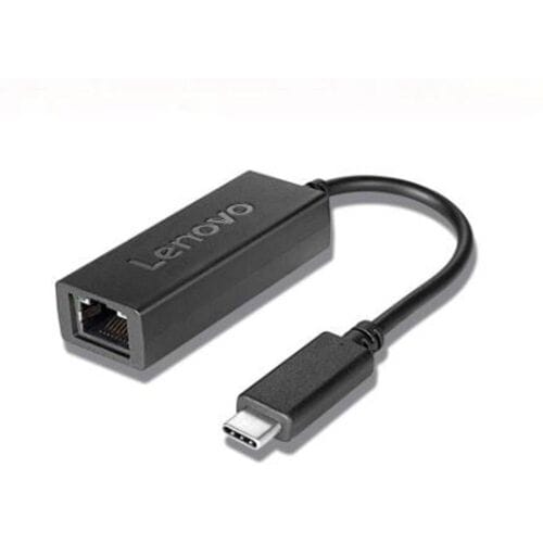 Lenovo USB-C, Netwerk Adapter [1x USB-C stekker - 1x RJ45-bus] Lenovo USB-C to Ethernet Adapter - Netzwerkadapter