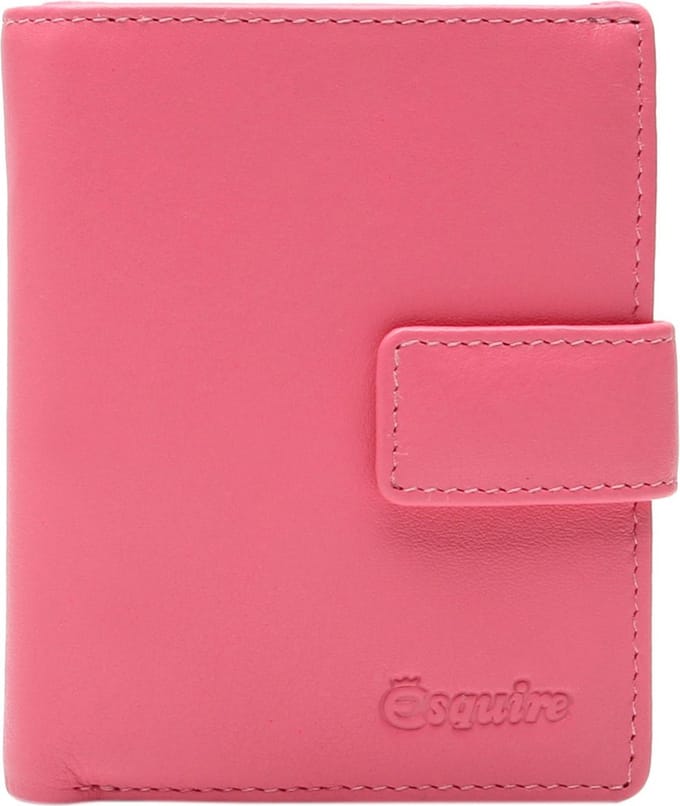 Esquire Leren Portemonnee Viktoria 62 Wallet Salmon Roze