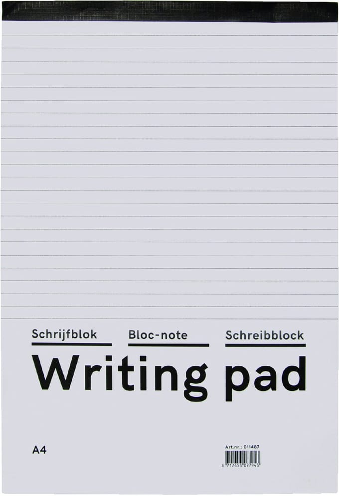 Schrijfblok qbasic a4 lijn 160blz 60gr | 10 stuks