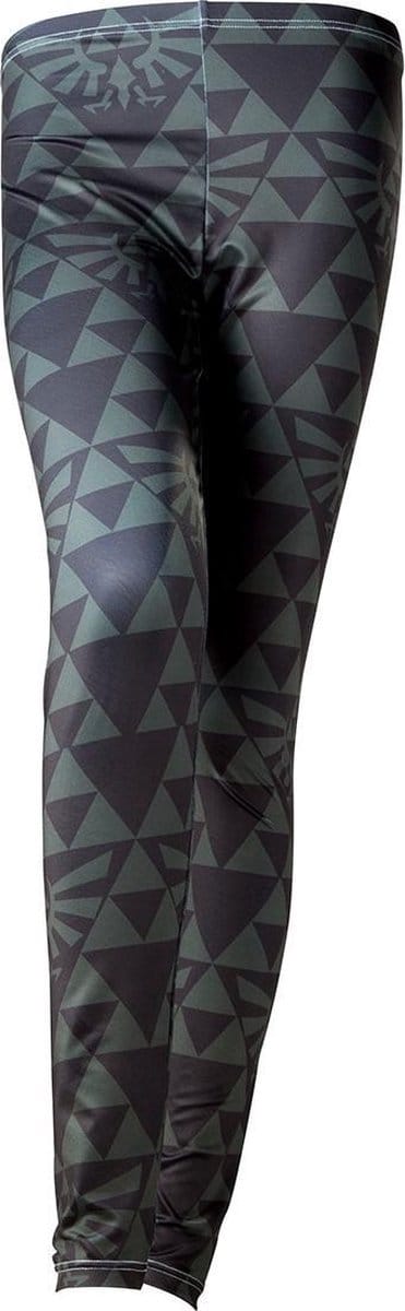 Zelda - Hyrule dames legging zwart/groen - S - Games merchandise