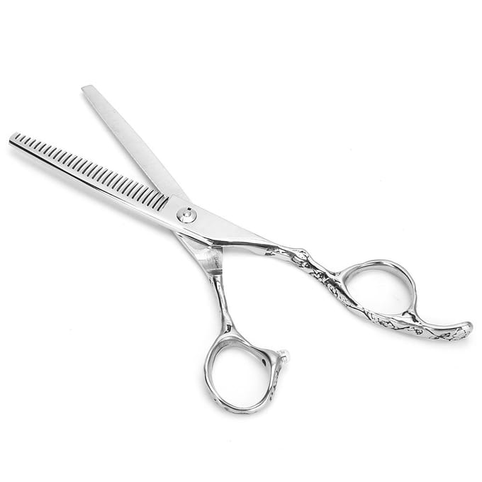 404 Staal Haar Pony Knippen Uitdunnen Schaar Kappersaccessoire voor Kappers Haarliefhebbers white