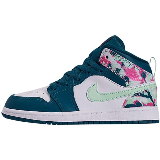 Jordan 1 Mid PS Vert Abysse Épinette Givrée 640737-300 35 gray