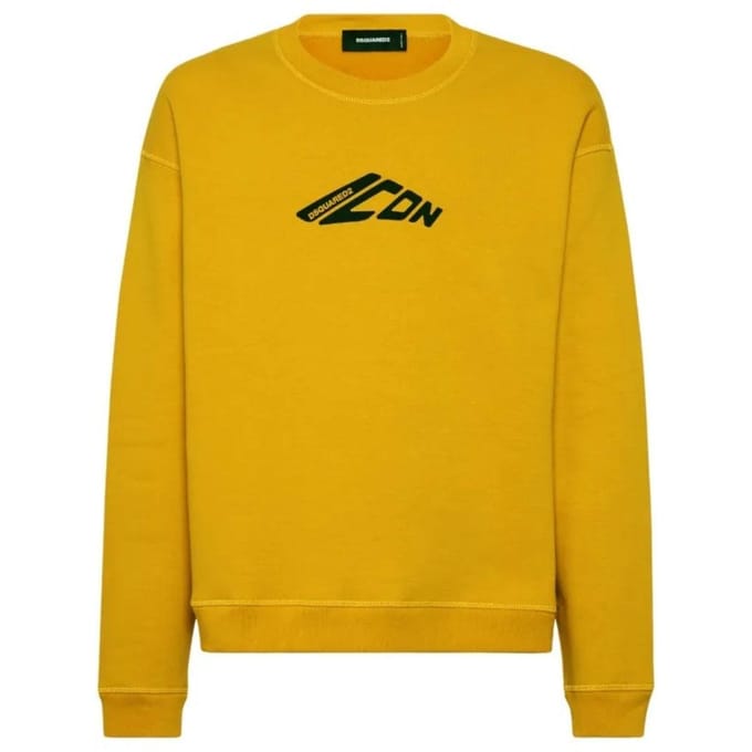 DSquared2 Unisex Adult New Generation Icon Relaxed Fit Sweatshirt (Zonnebloem)