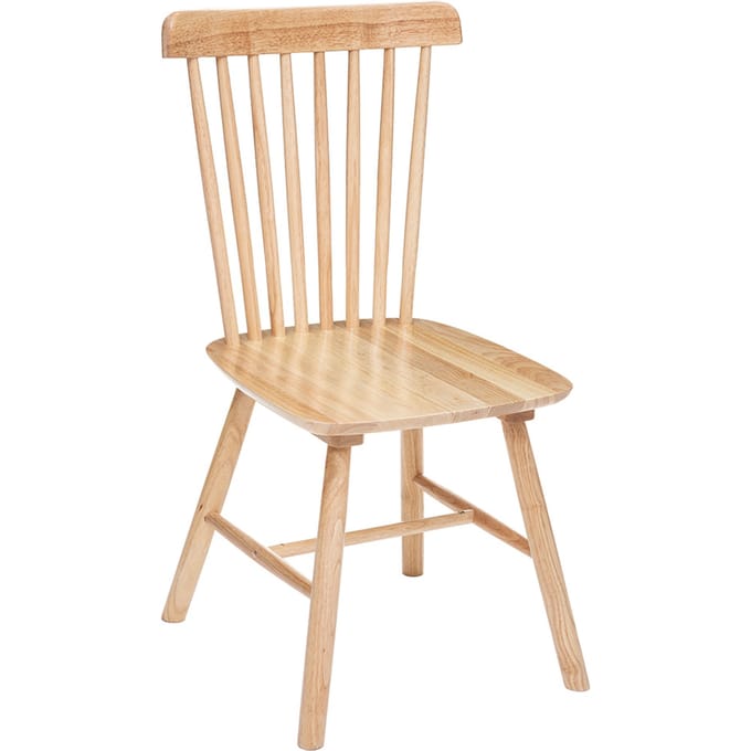 Eazy Living Eetkamerstoel Cléon Hout - 2 Stuks