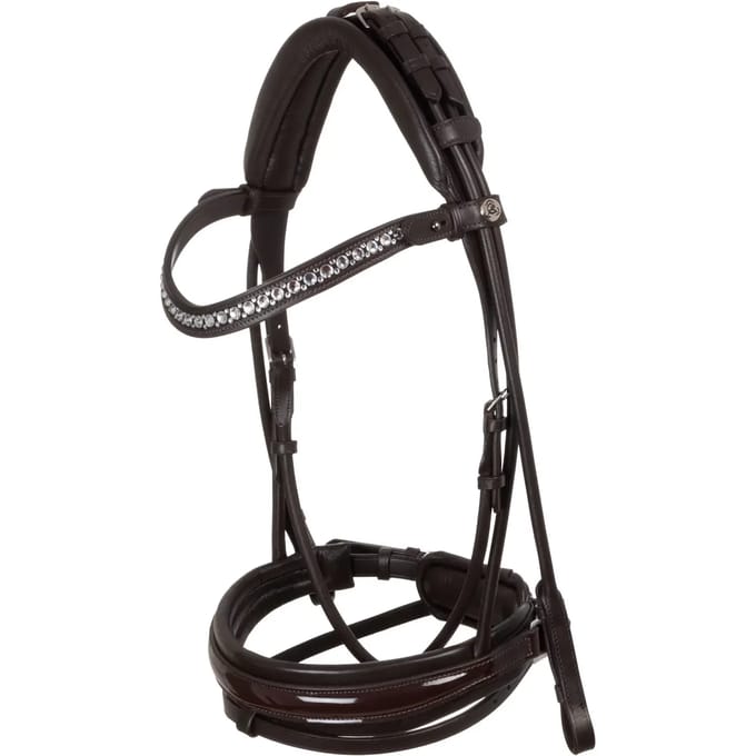Halsband van leer Acavallo Dalila Stlex Pearl Soft Anatomic