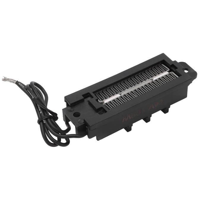 Élément chauffant thermostatique PTC 24 V 100 W, résistant à la température, avec support black