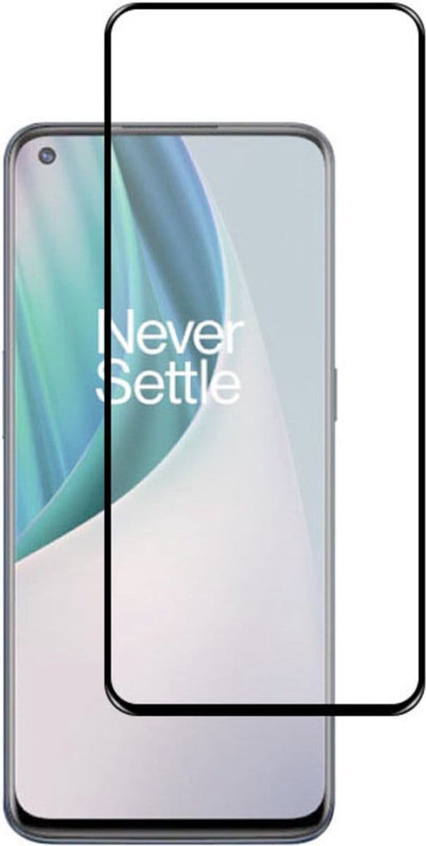 Full Cover Full Glue Glass Screen Protector for OnePlus Nord N10 5G _ Black
