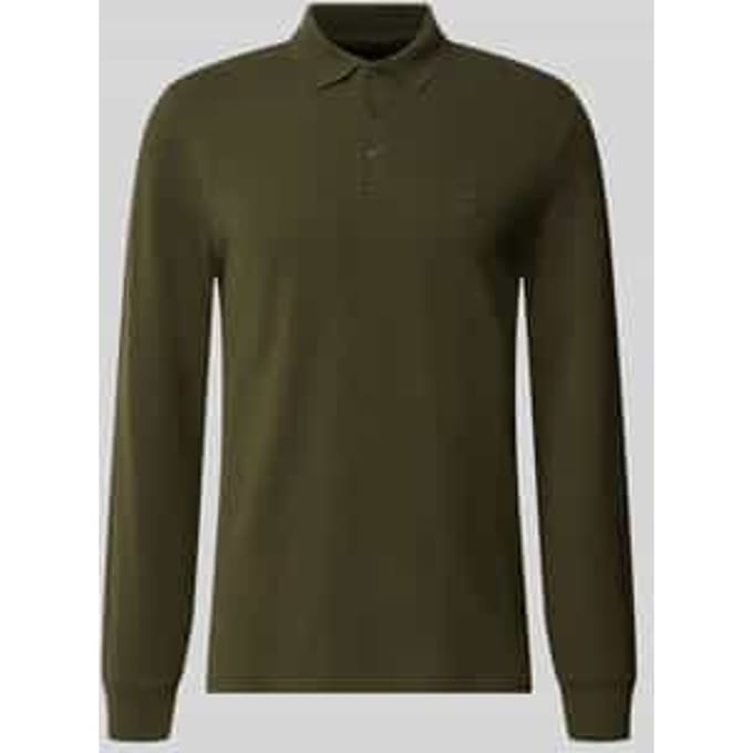 regular fit poloshirt met gestikt logo