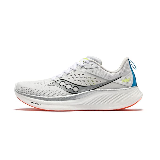 Saucony Ride 17 White Vizi Heren Sneakers S20924-218 41 gray
