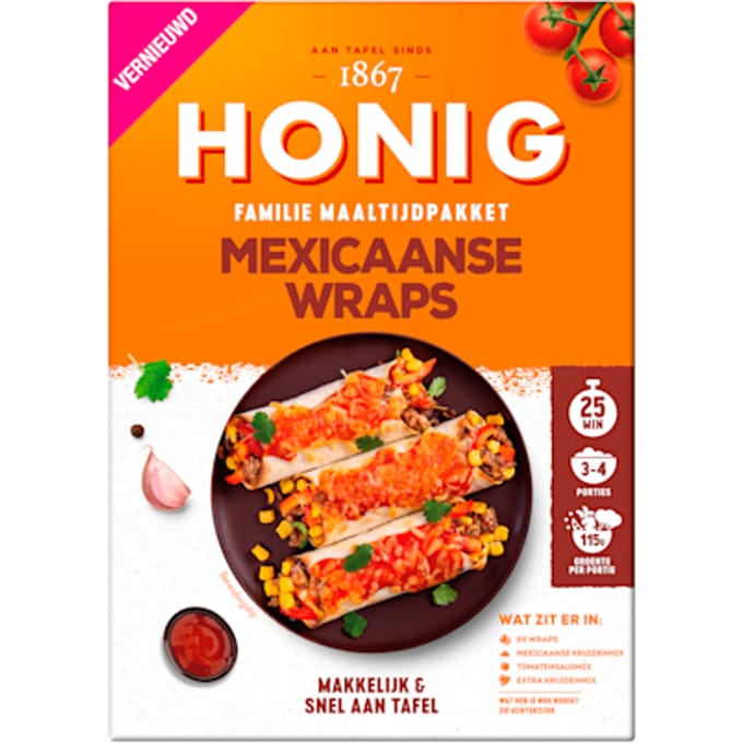 Maaltijdpakket mexicaanse Wraps