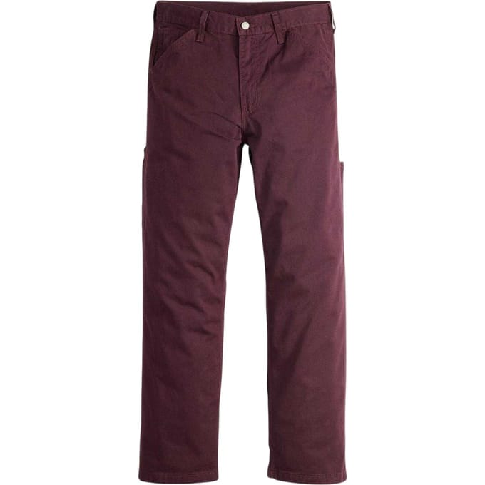 Levis Heren Denim Carpenter Middenhoog Jeans (Diep Bordeaux)
