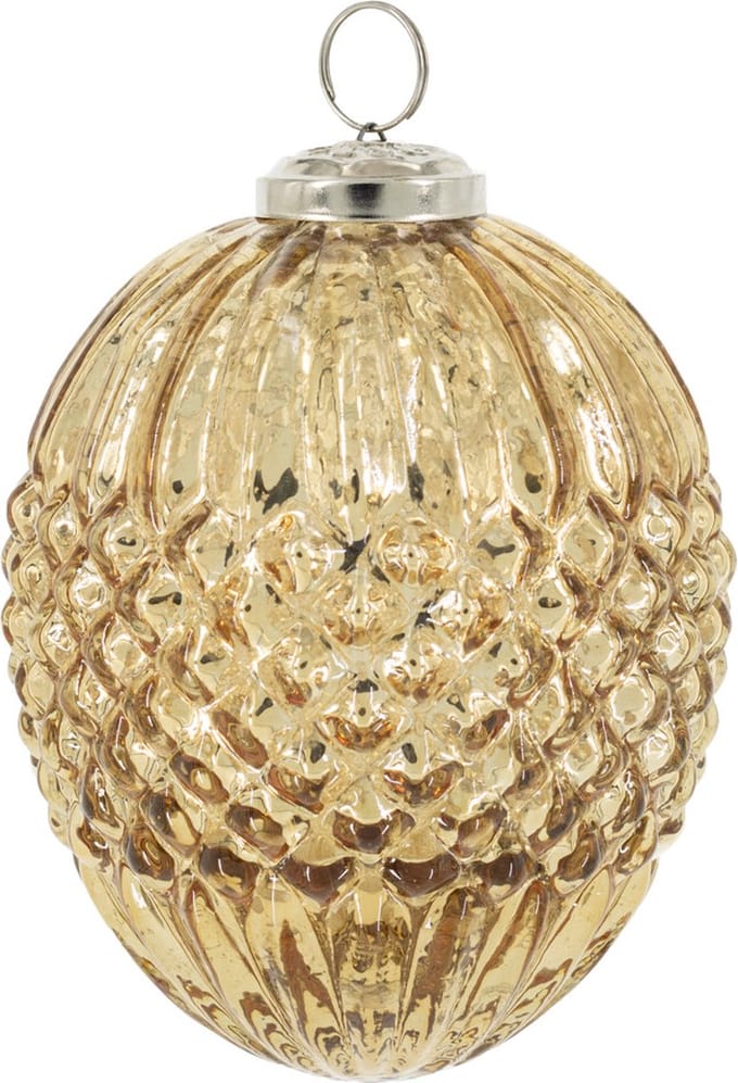 HomeBound by KY | Glazen kerstbal goud | kerstbal | kerstdecoratie