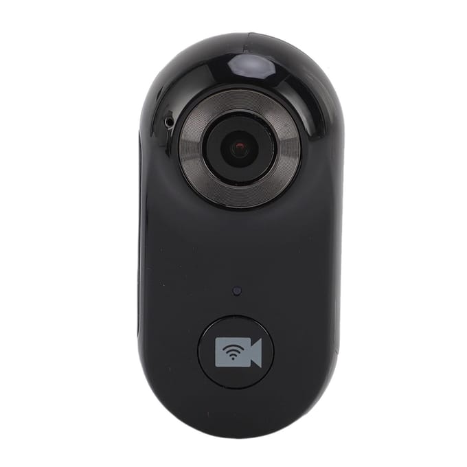 1080P WIFI Duim Actiecamera Draagbare Draagbare Bodycam APP Verbinding met Magnetische Bevestiging Beschermhoes zwart