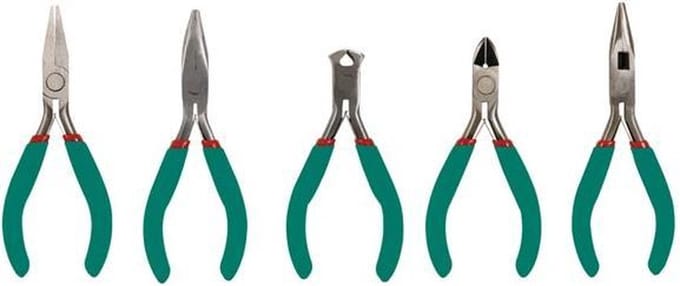 Velleman SET VAN 5 PRECISIETANGEN