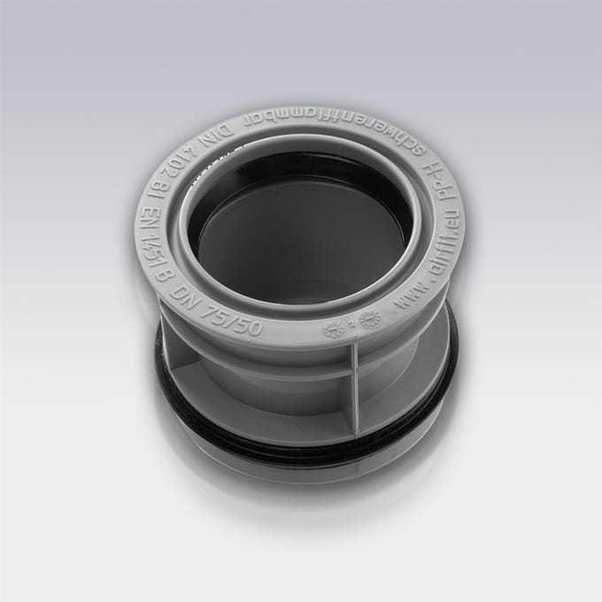 Airfit Verloopstuk riool manchet 75x50mm