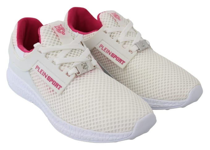 Plein Sport Vrouwen Wit Polyester Runner Becky Sneakers Schoenen
