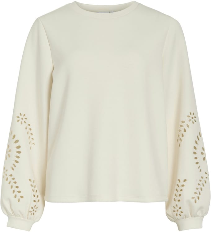 VILA - VISANDY L/S DETAIL SWEAT TOP - NOOS Dames Trui
