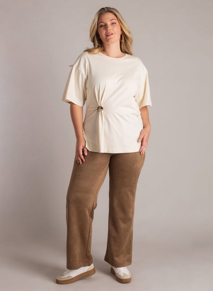 YEST CURVE Jorina Tops - Natural - maat 2(50)