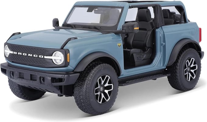 Ford Bronco Badlands (No Doors) 2021 - 1:18 - Maisto