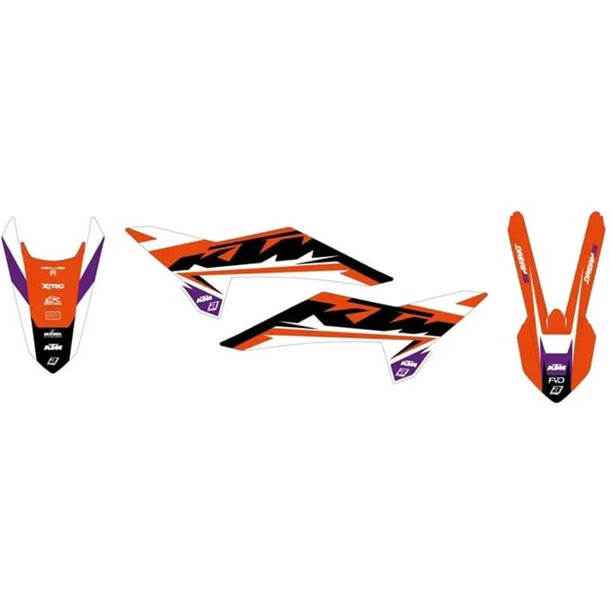 Motorfiets decoratie kit Blackbird Racing Dream Graphic 5