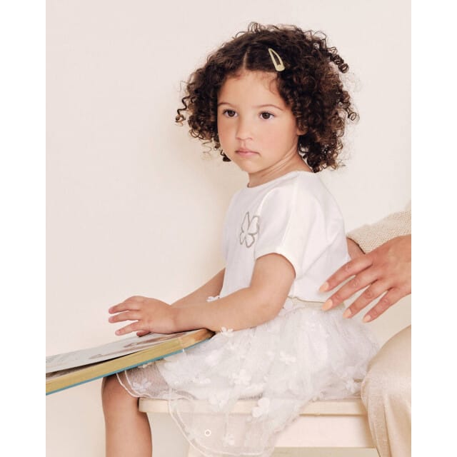 Someone ADEL-SG-51-W Meisjes Jurk - ECRU