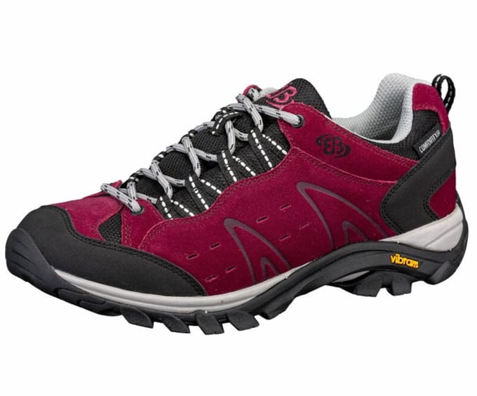 Brütting wandelschoenen voor dames Mount Bona Low - Bordeaux - Rood