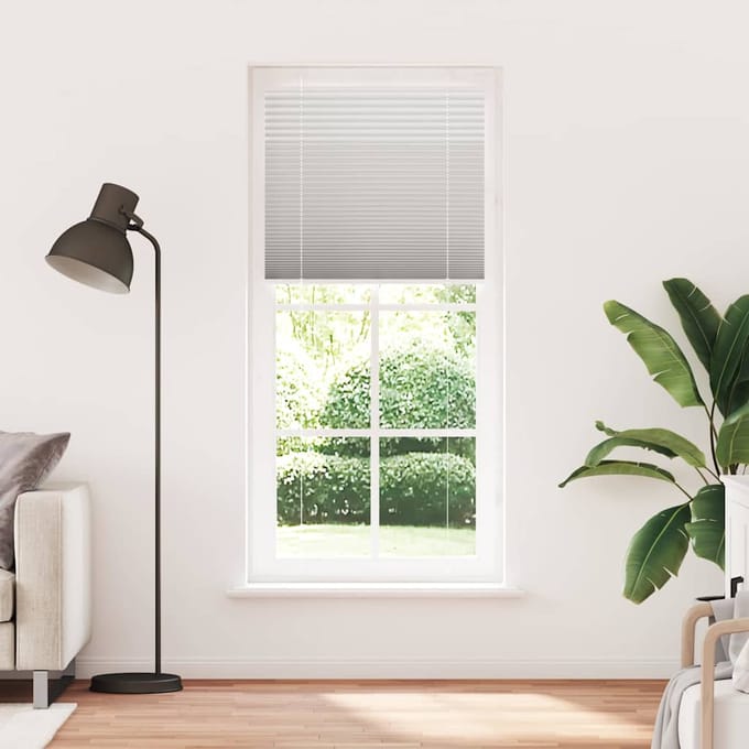 vidaXL - Plissé - rolgordijn - 90x200 - cm - stofbreedte - 89,4 - cm - polyester