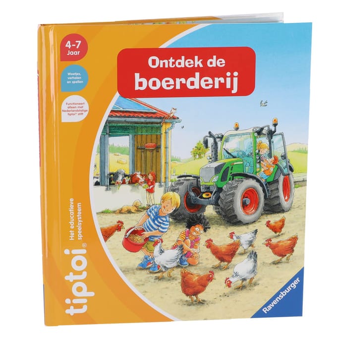 Ravensburger Tiptoi Ontdek de boerderij Leerzame spellen Voertuigen