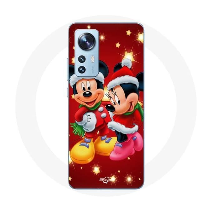 Coque - maniacase - Xiaomi Mi 12 / 12X - Mickey Mouse - Souple - Protection enfant noir