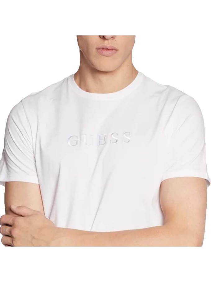 Guess Heren T-shirt Origineel Vorderseitenlogo