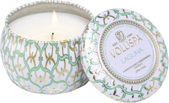 Voluspa Geurkaars Maison Blanc Laguna Mini Tin Candle 113gr
