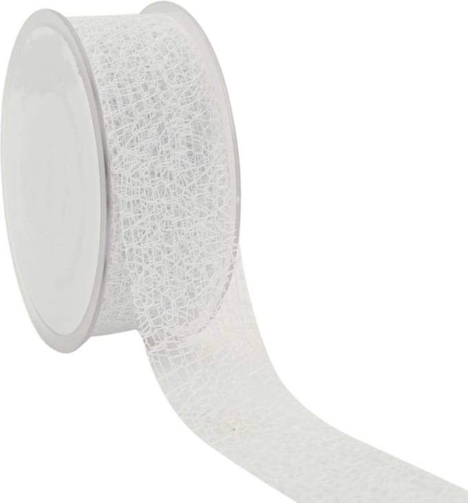 Honeycomblint wit – 38 mm × 20 m