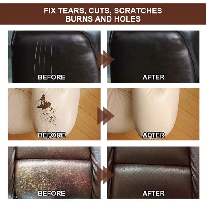 20ml Leer Reparatie Crème Autostoel Leer Sofa Schade Reparatie Gel Agent wit