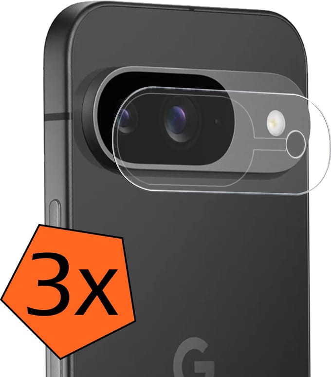 Camera Lens Protector - 3 Stuks - Geschikt voor Google Pixel 10 - Camera Screenprotector - Gehard Glas - Beschermglas - Tempered Glass - Screen Protector