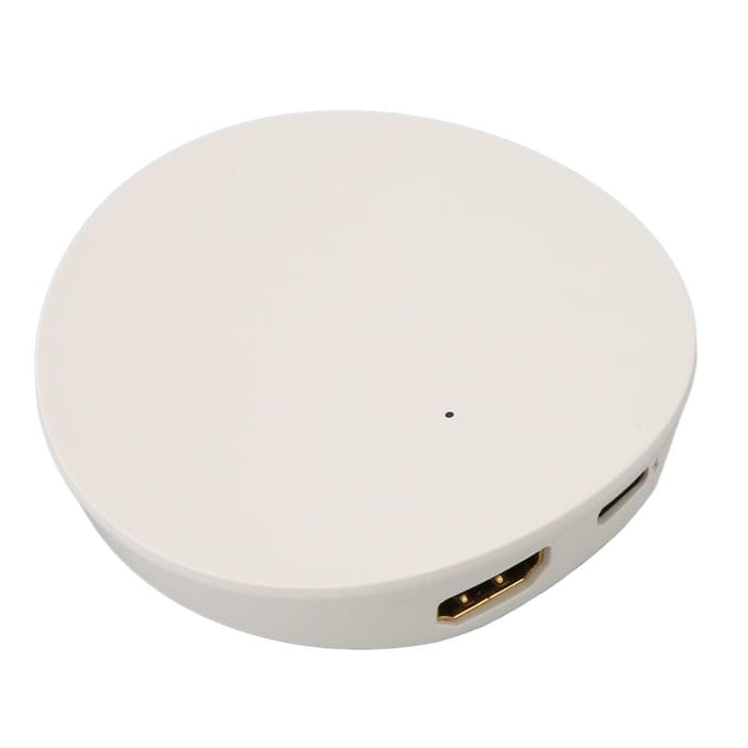 Adaptateur d'affichage sans fil Interface multimédia HD Partage d'écran 4K Ultra HD 2,4 GHz 5 GHz Écran white