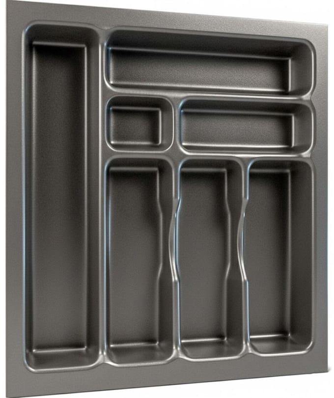 Bestekbak 47 Diep - Lade Organizer - Besteklade - Zwart