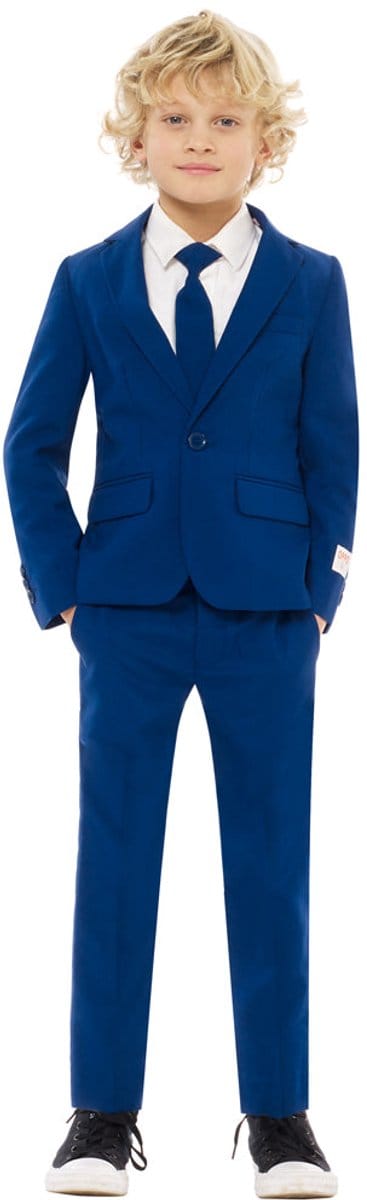 OppoSuits BOYS Navy Royale - Jongens - Kostuum - Verkleedkleding - Blauw - Maat: S